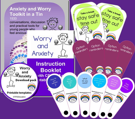 Anxiety and Worry Toolkit in a Tin