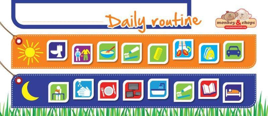 Monkey and Chops Daily Routine Chart