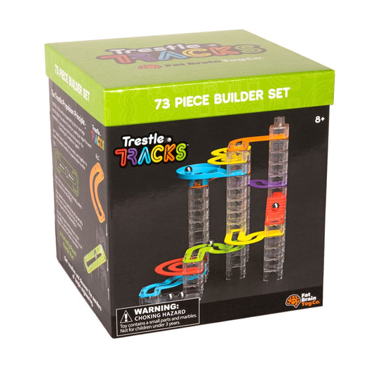 Fat Brain Toys Trestle Tracks Builder Set