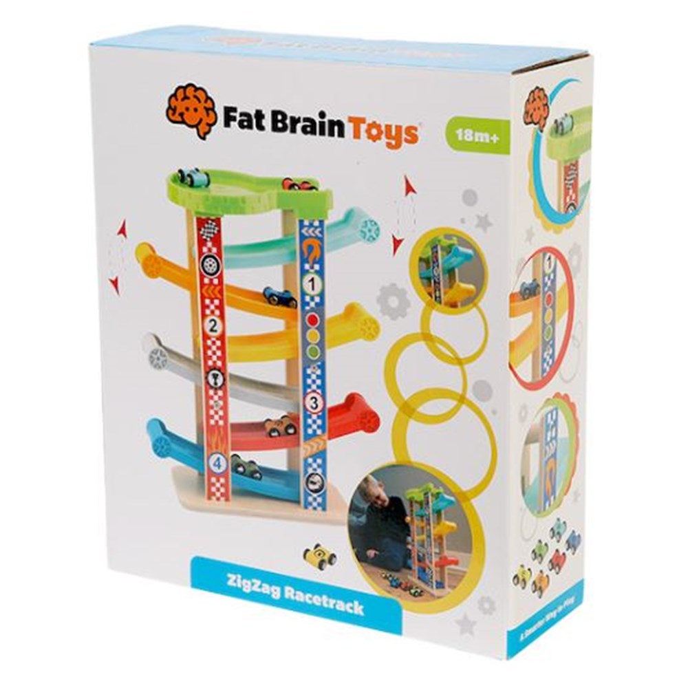 Fat Brain Toys Zig Zag Racetrack