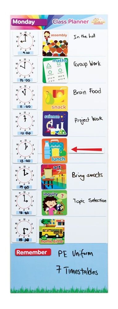 Monkey and Chops Classroom Planner