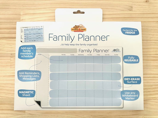 Monkey and Chops Family Planner