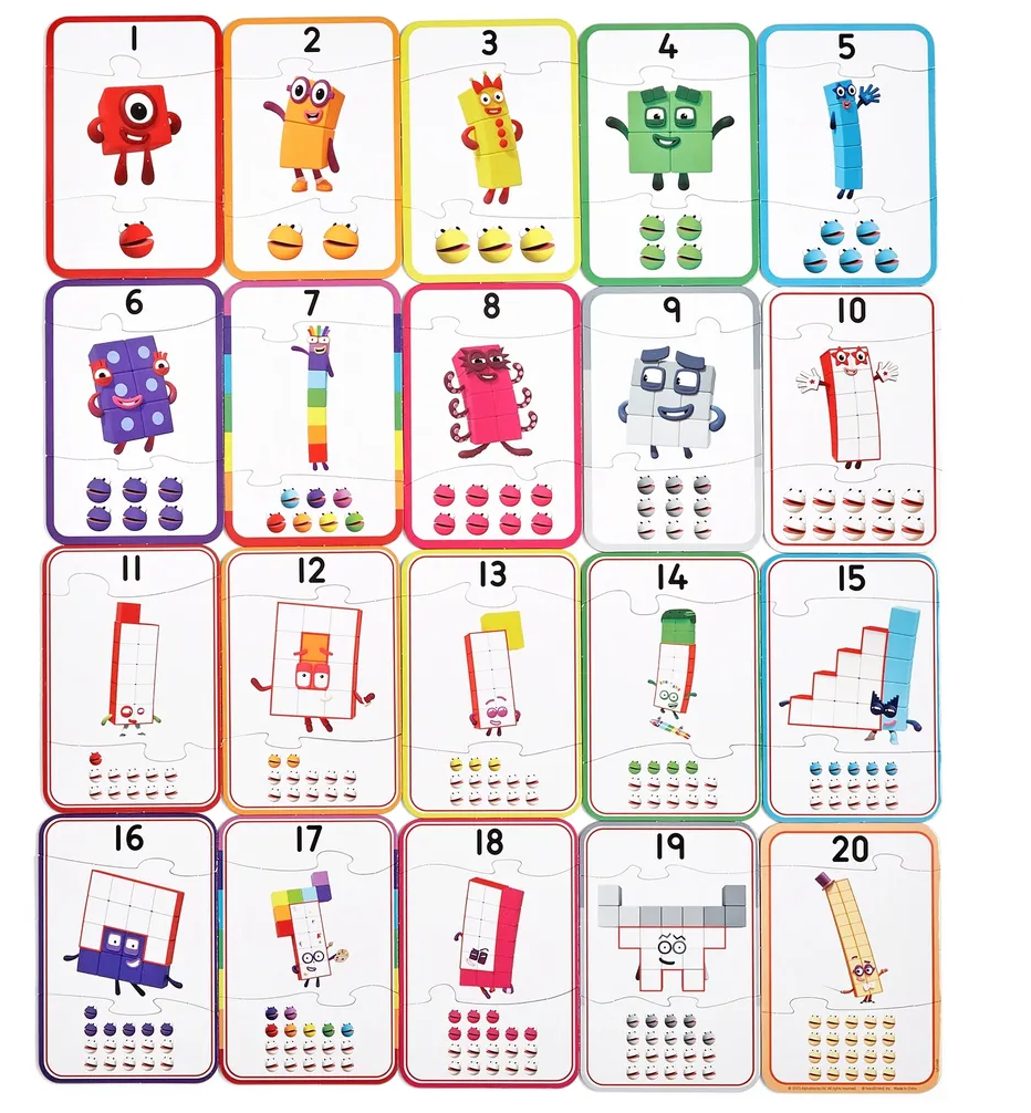 Numberblocks Counting Puzzle Set