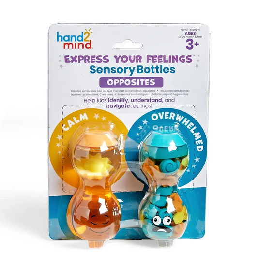 Express Your Feelings Sensory Bottles - Opposites