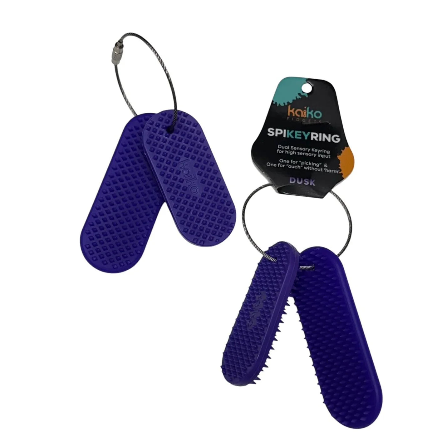 Spikeyring with 2 sensory supports by Kaiko - 'Ouch'without Harm & 'Picking' Support